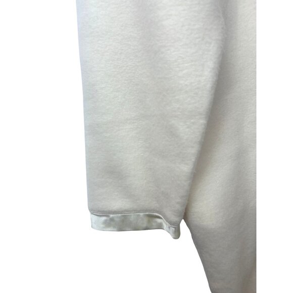 NWT Vintage 90s Victoria’s Secret Cream Fleece Pajama One Piece L Cottagecore - Picture 7 of 12